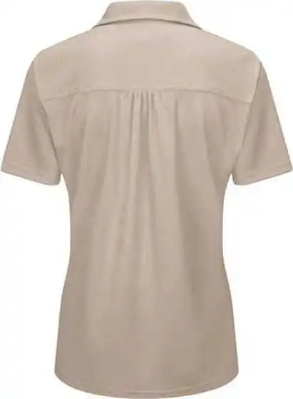 Red Kap Sk91 Women’s Performance Knit Flex Series Pro Polo - Tan