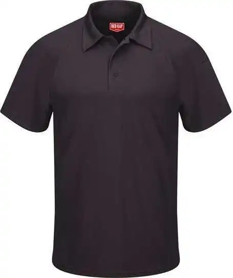Red Kap Sk92 Performance Knit Flex Series Active Polo Black