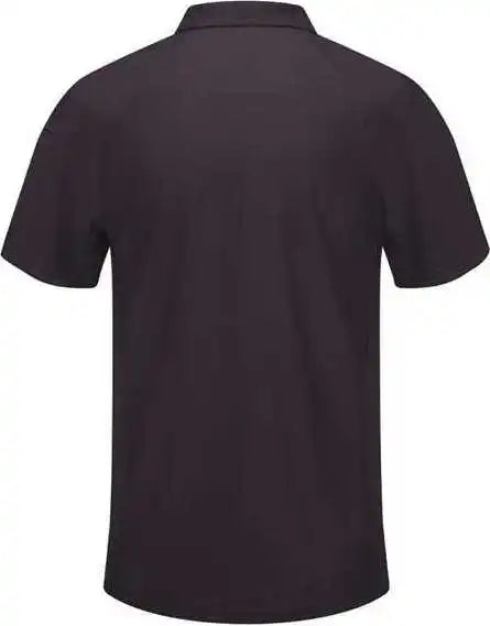 Red Kap Sk92 Performance Knit Flex Series Active Polo Black