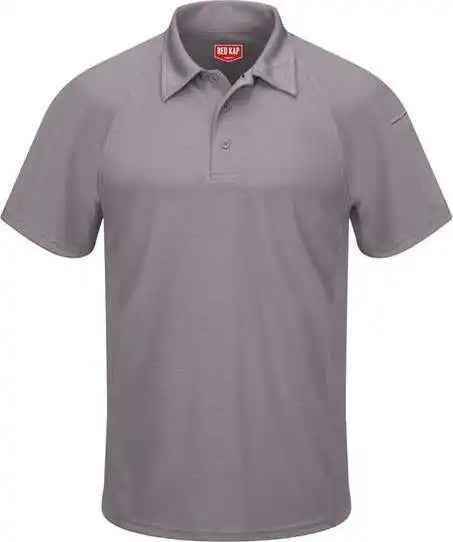 Red Kap Sk92 Performance Knit Flex Series Active Polo Gray