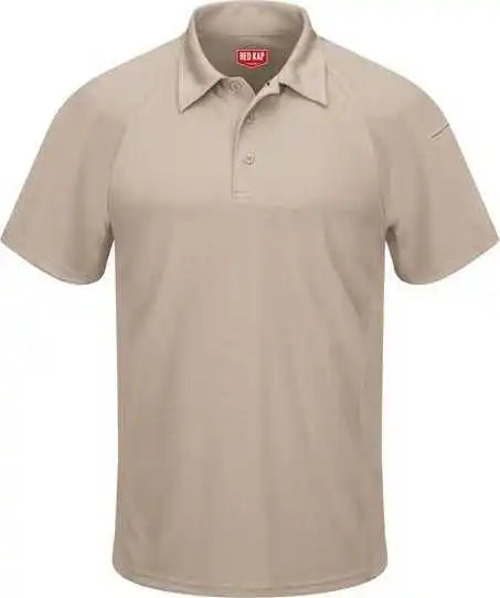 Red Kap Sk92 Performance Knit Flex Series Active Polo - Tan