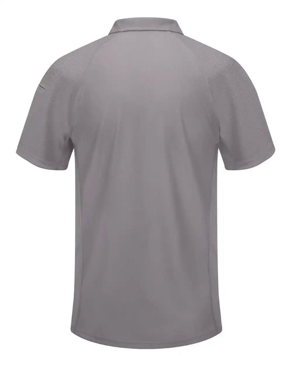 Red Kap SK92 Ultimate Performance Knit Flex Polo Grey - HIT a Double