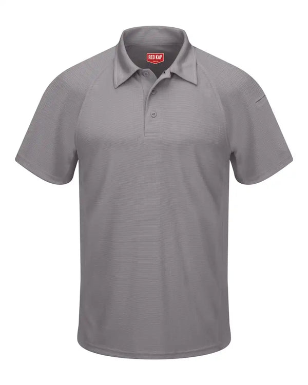 Red Kap SK92 Ultimate Performance Knit Flex Polo Grey - HIT a Double