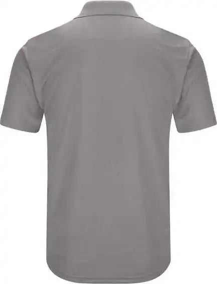 Red Kap Sk96 Short Sleeve Performance Knit Pocketless Core Polo - Gy-gray