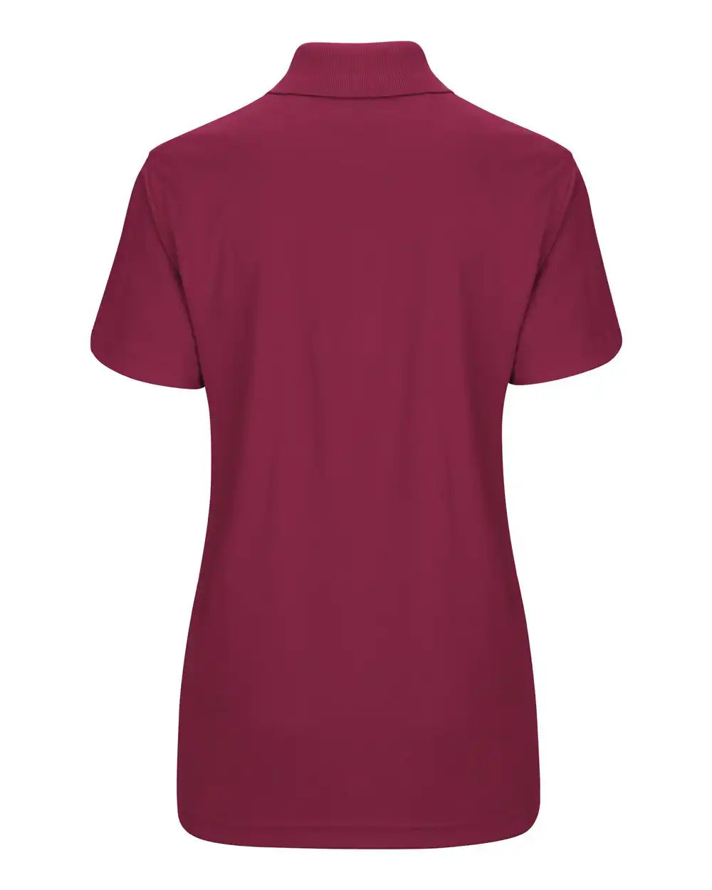Red Kap Sk97 Women’s Short Sleeve Performance Knit Pocketless Core Polo - Burgundy - Xs
