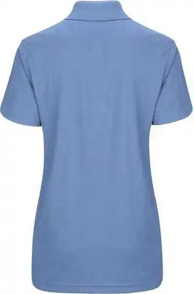 Red Kap Sk97 Women’s Short Sleeve Performance Knit Pocketless Core Polo - Medium Blue