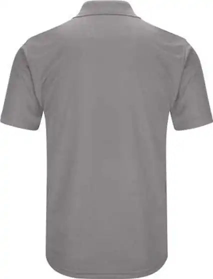 Red Kap Sk98 Short Sleeve Performance Knit Pocket Polo Gray