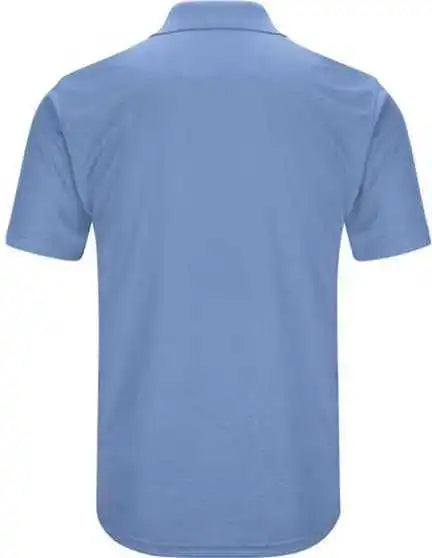 Red Kap Sk98 Short Sleeve Performance Knit Pocket Polo Medium Blue
