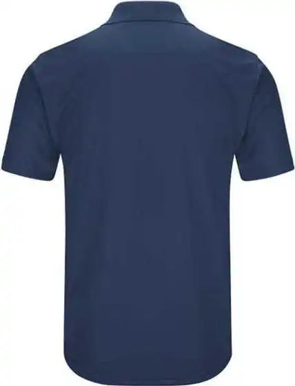 Red Kap Sk98 Short Sleeve Performance Knit Pocket Polo Navy