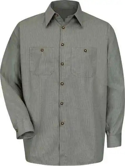 Red Kap Sp10 Premium Long Sleeve Work Shirt Hk Hunter Green Khaki