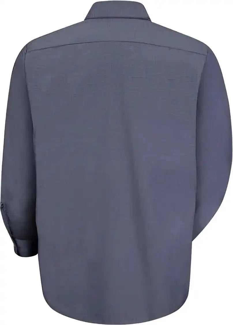 Red Kap Sp10l Premium Long Sleeve Work Shirt Sizes Ex Blue Charcoal