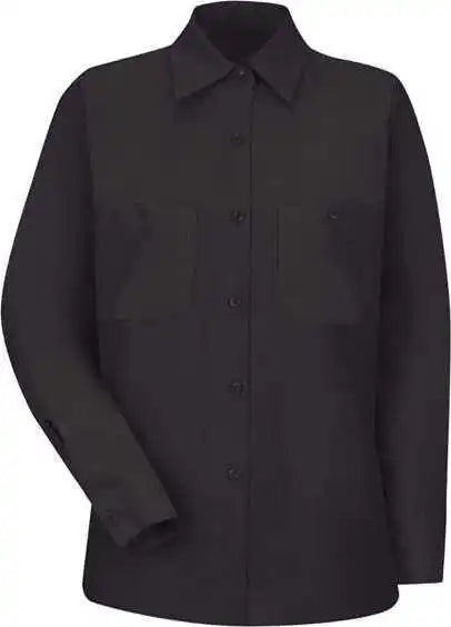Red Kap Sp13 Women’s Industrial Work Shirt Black