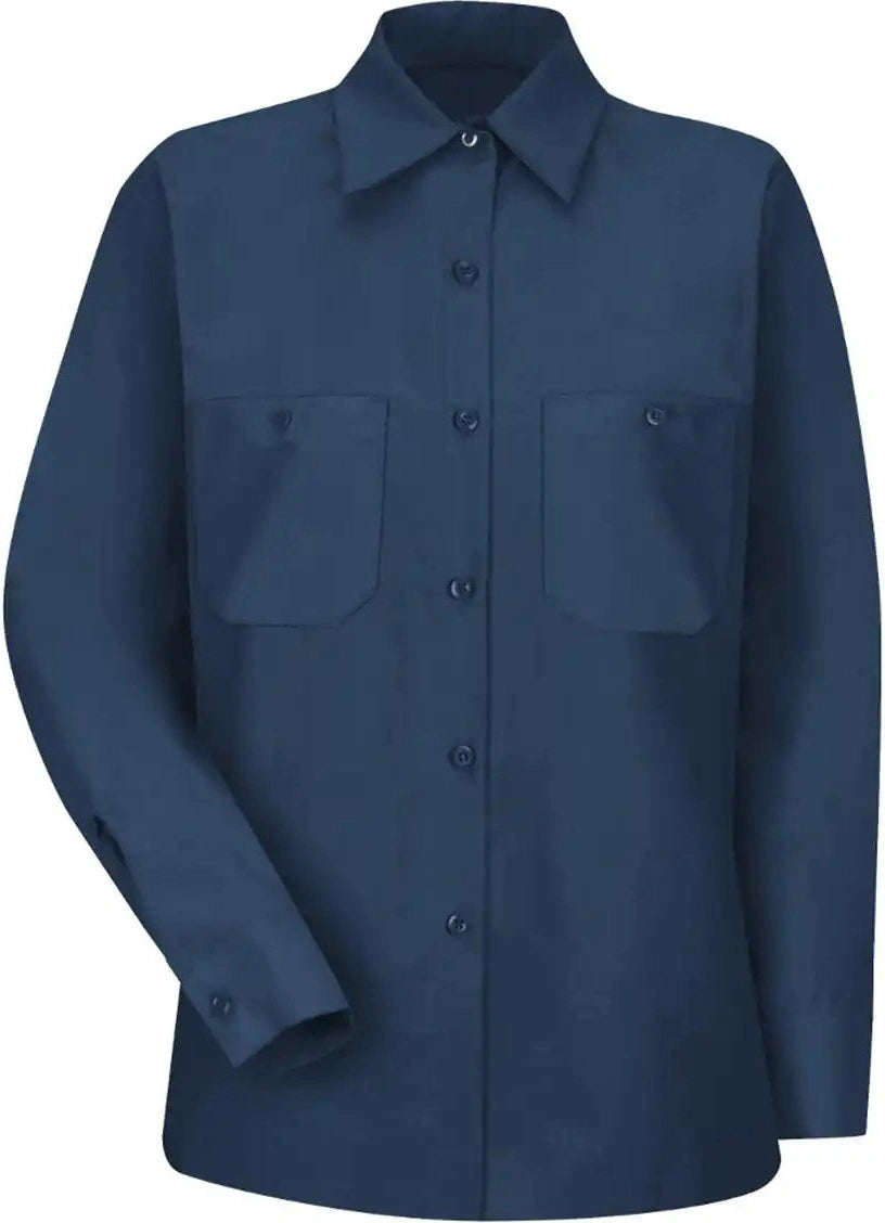Red Kap Sp13 Women’s Industrial Work Shirt - Navy - s