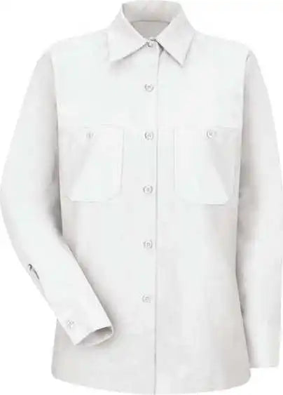 Red Kap Sp13 Women’s Industrial Work Shirt - White