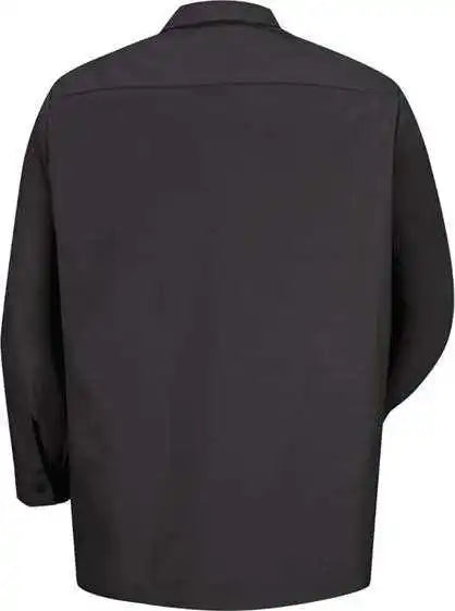Red Kap Sp14 Industrial Long Sleeve Work Shirt Black