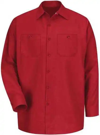 Red Kap Sp14 Industrial Long Sleeve Work Shirt