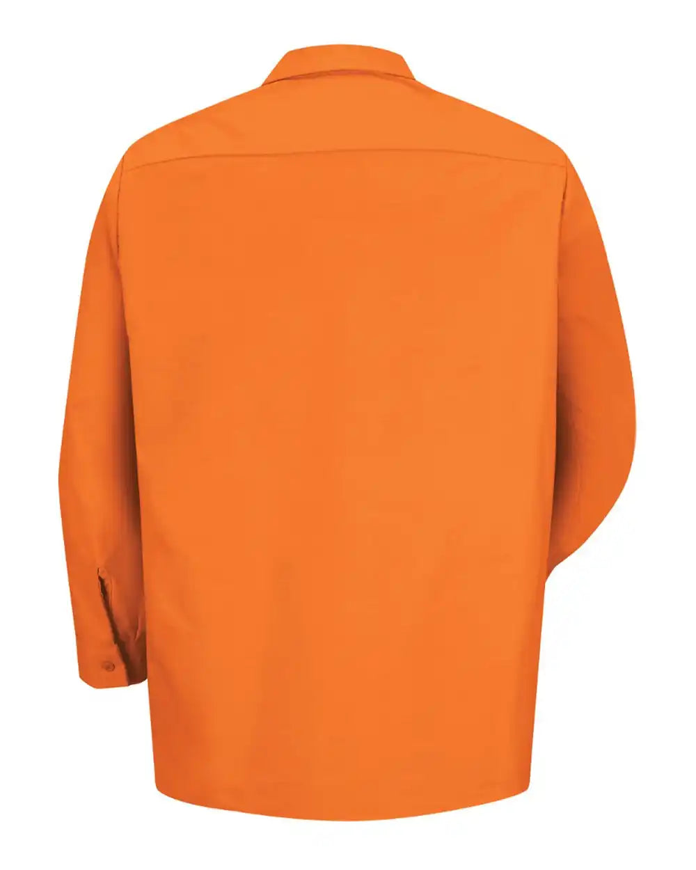 Red Kap Sp14 Industrial Long Sleeve Work Shirt - Orange - s