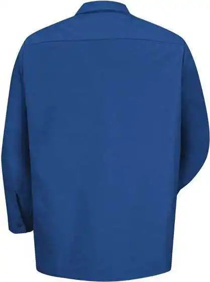 Red Kap Sp14 Industrial Long Sleeve Work Shirt - Royal Blue