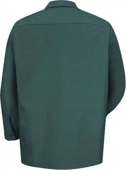 Red Kap Sp14 Industrial Long Sleeve Work Shirt Spruce Green