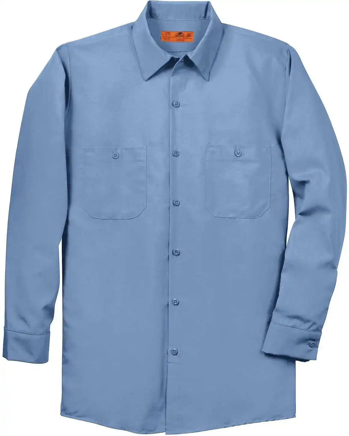 Red Kap Sp14 Long Sleeve Industrial Work Shirt Petrol Blue