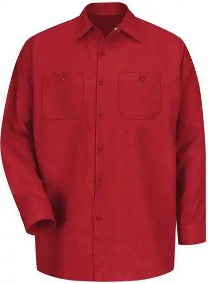 Red Kap Sp14l Industrial Work Shirt Long Sizes