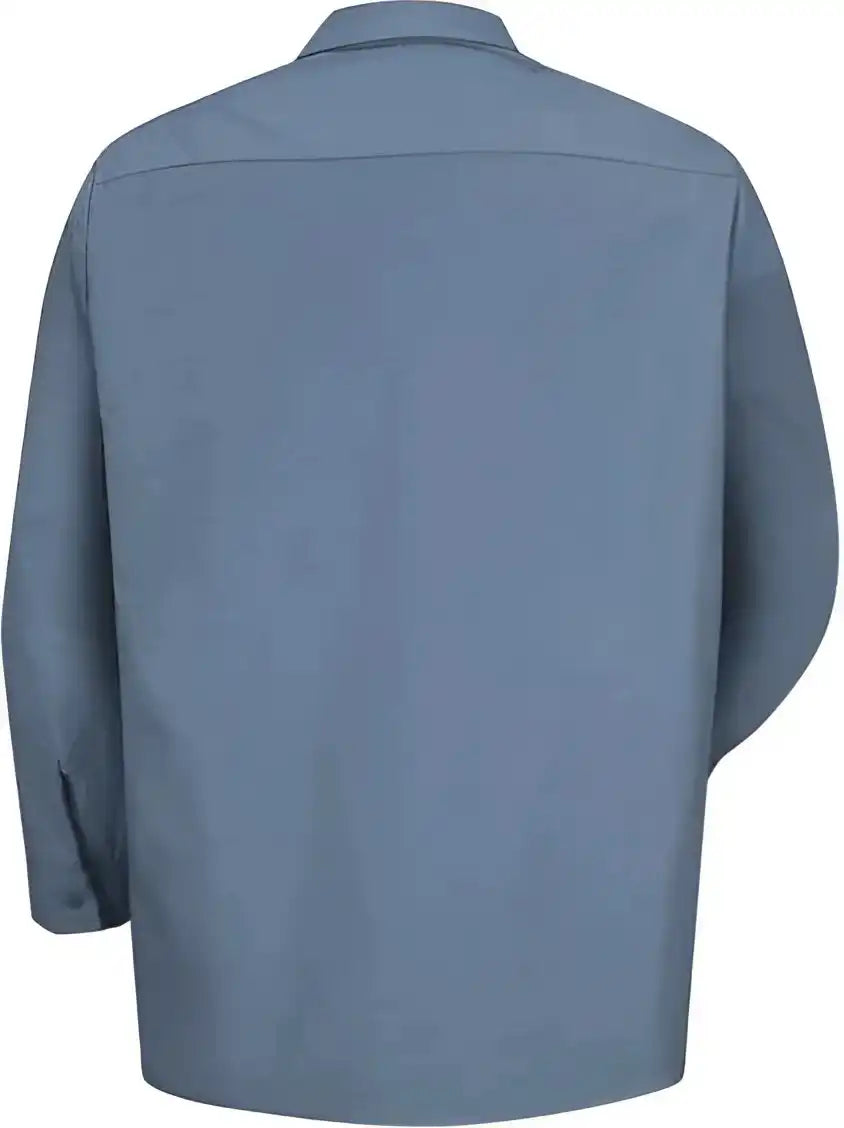 Red Kap Sp14l Industrial Work Shirt Long Sizes Petrol Blue