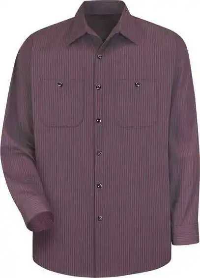 Red Kap Sp14l Industrial Work Shirt Long Sizes - Rc - Charcoal
