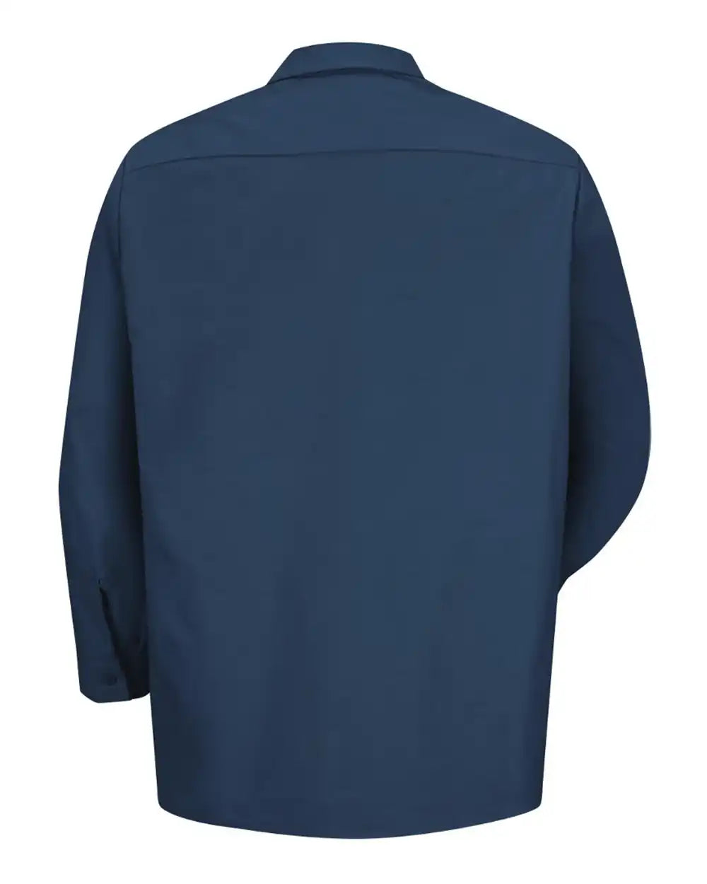 Red Kap Sp14t Industrial Long Sleeve Work Shirt - Tall Sizes - Navy - 5xlt