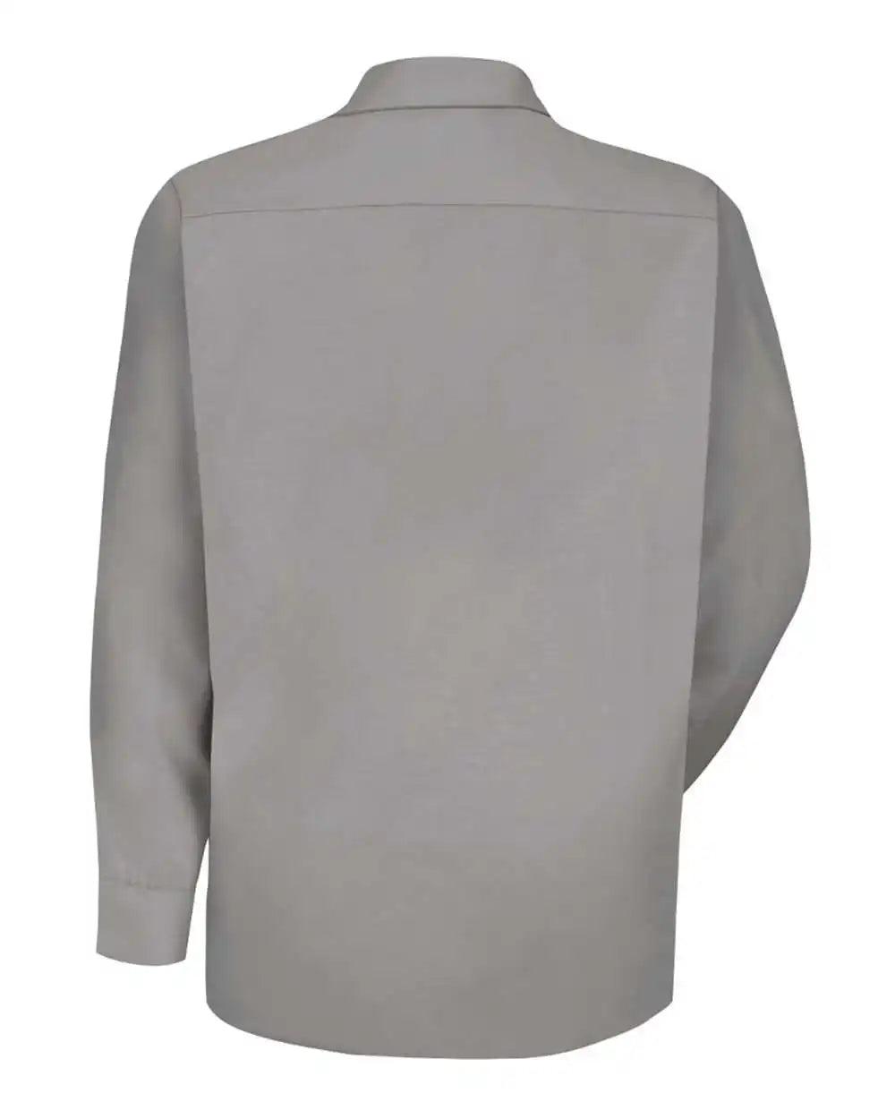 Red Kap Sp16t Specialized Pocketless Long Sleeve Work Shirt - Tall Sizes - Light Grey - Lt