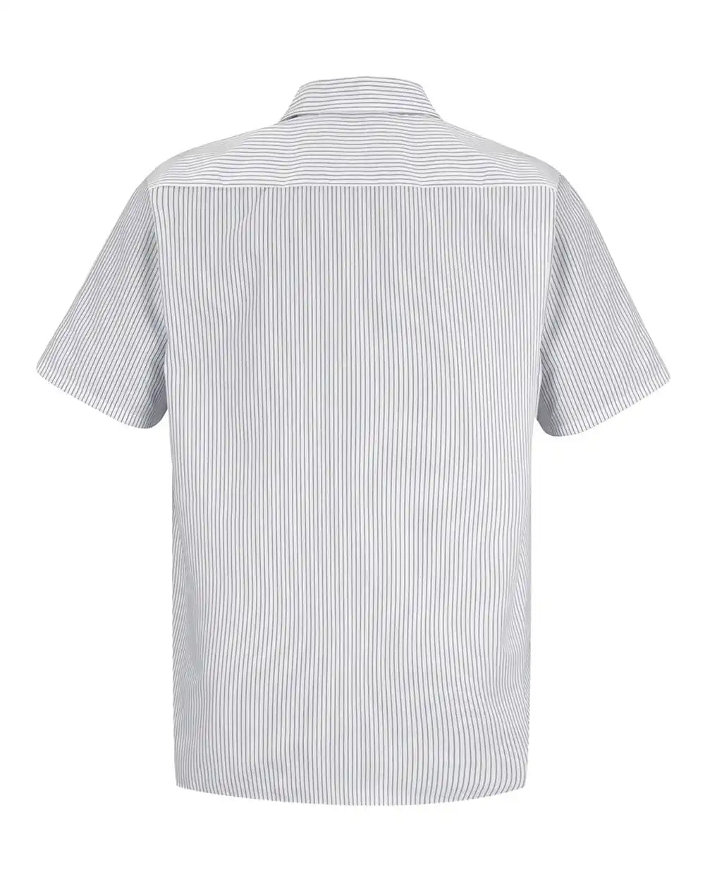 Red Kap Sp20 Premium Short Sleeve Work Shirt - Cw-white Charcoal Stripe - Cw-white/ / s