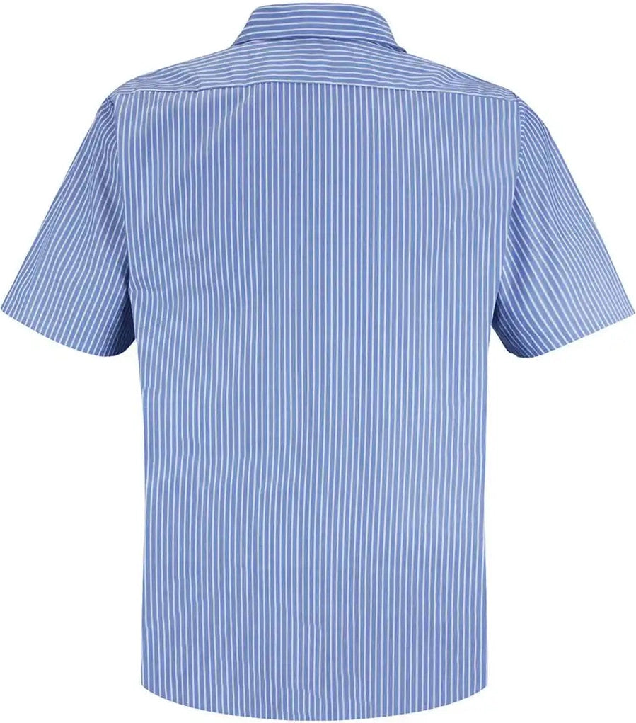 Red Kap Sp20 Premium Short Sleeve Work Shirt - Gm Blue White - Gm Blue/ / s