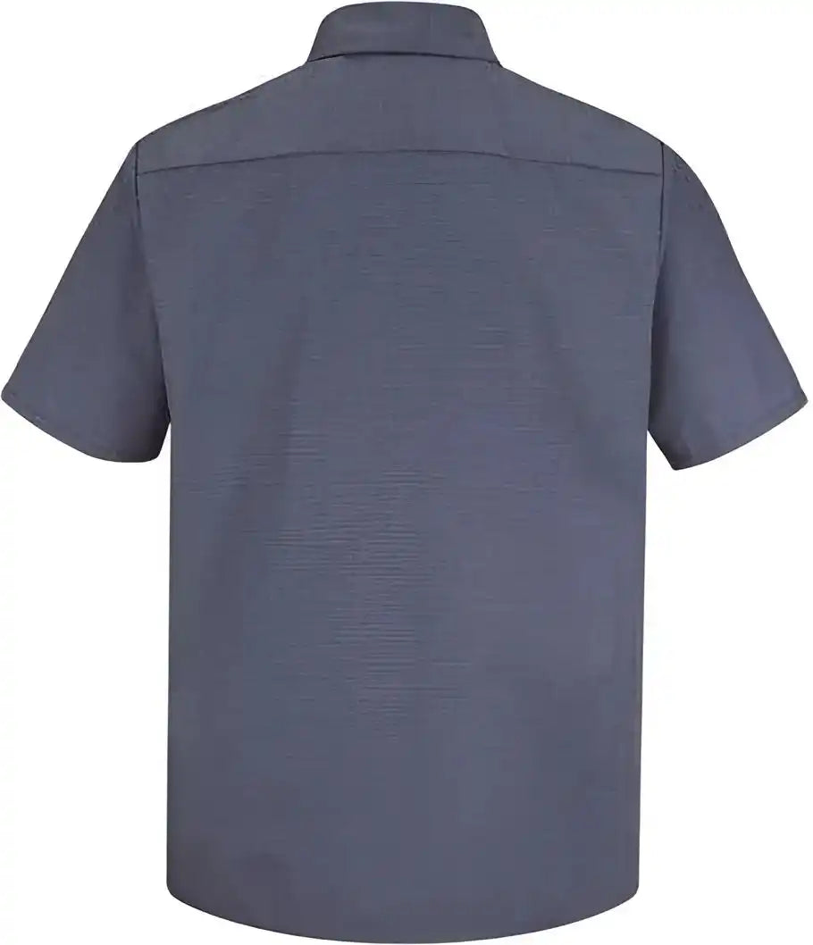 Red Kap Sp20l Premium Short Sleeve Work Shirt Long Sizes Ex Blue Charcoal