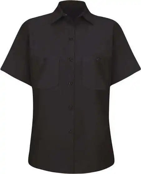 Red Kap Sp23 Women’s Industrial Work Shirt - Black