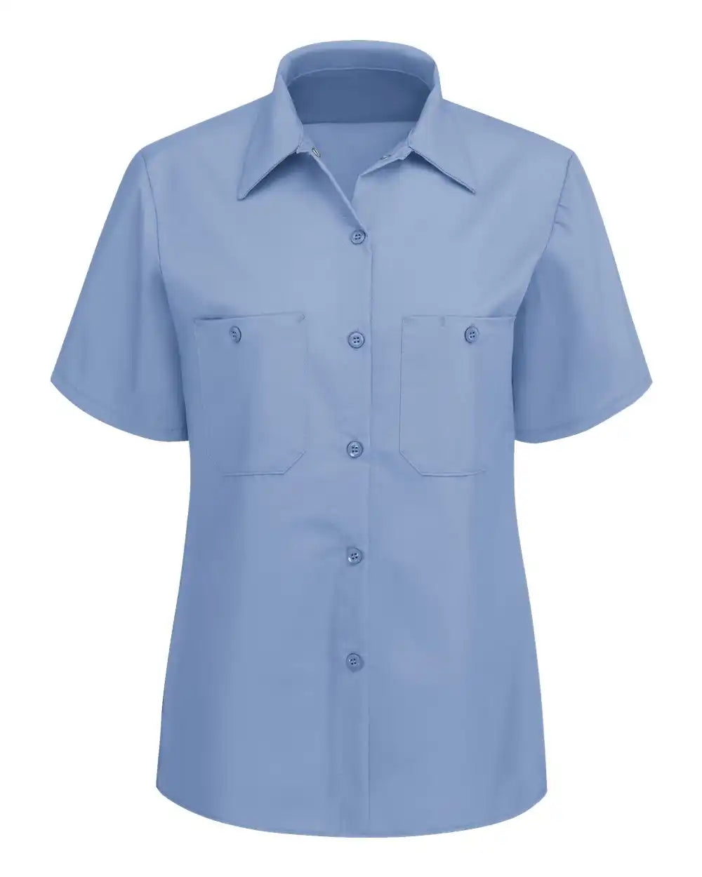 Red Kap Sp23 Women’s Industrial Work Shirt - Light Blue - s