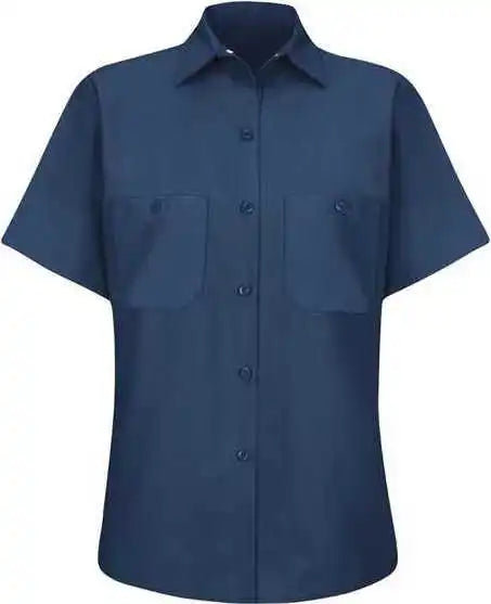 Red Kap Sp23 Women’s Industrial Work Shirt Navy