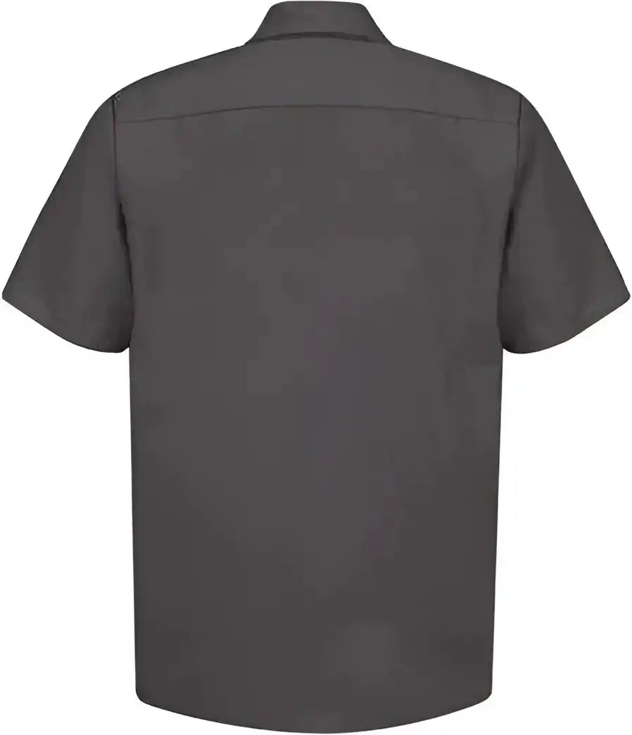 Red Kap Sp24 Industrial Short Sleeve Work Shirt - Charcoal