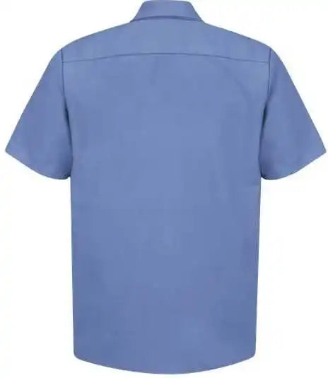 Red Kap Sp24 Industrial Short Sleeve Work Shirt Petrol Blue