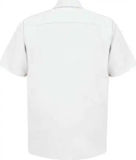 Red Kap Sp24 Industrial Short Sleeve Work Shirt White