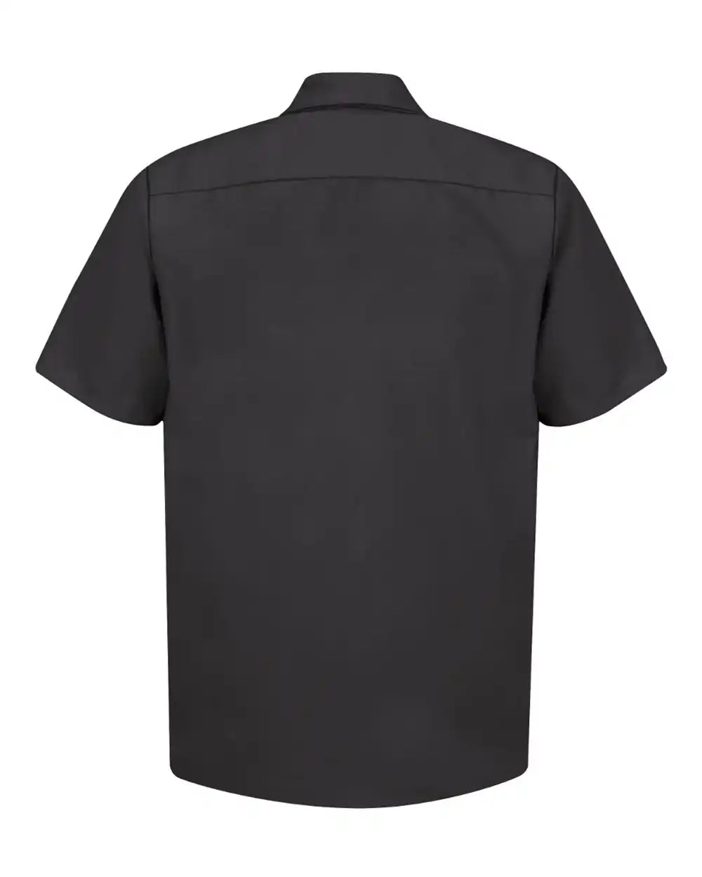 Red Kap Sp24t Industrial Short Sleeve Work Shirt - Tall Sizes - Black - Lt