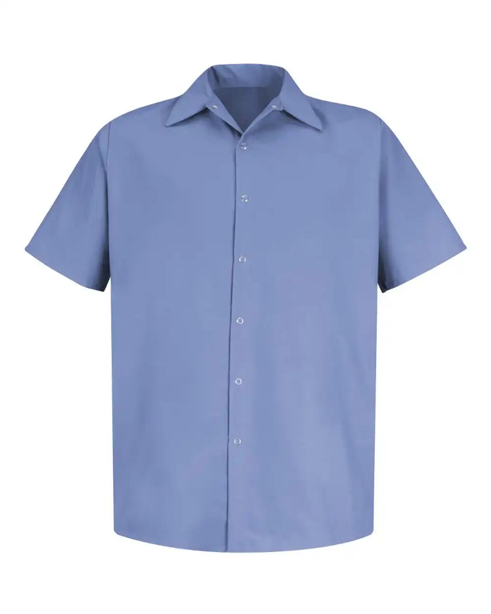 Red Kap Sp26 Specialized Short Sleeve Pocketless Work Shirt - Light Blue - s