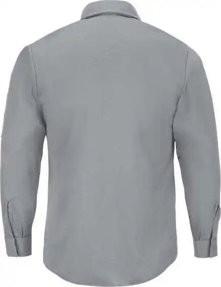 Red Kap Sp3a Pro Airflow Long Sleeve Work Shirt Gray