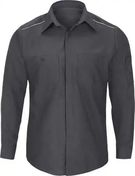 Red Kap Sp3al Pro Airflow Long Sleeve Work Shirt Sizes Charcoal