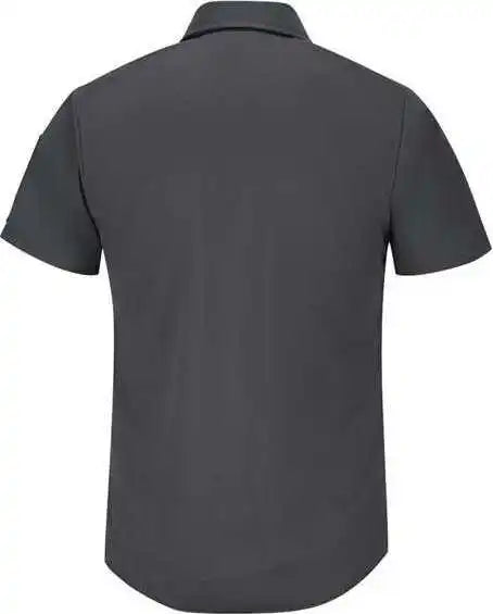 Red Kap Sp4a Short Sleeve Pro Airflow Work Shirt Charcoal