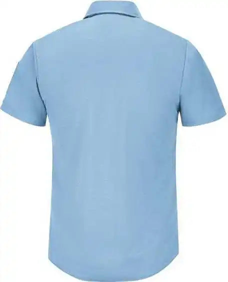 Red Kap Sp4a Short Sleeve Pro Airflow Work Shirt Light Blue
