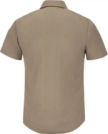 Red Kap Sp4al Short Sleeve Pro Airflow Work Shirt Long Sizes Khaki