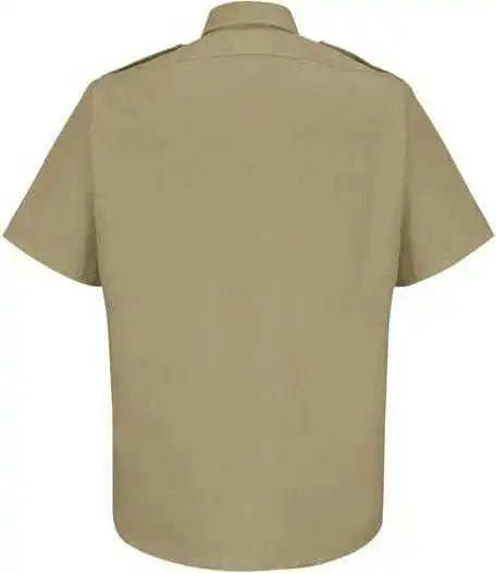 Red Kap Sp66 Short Sleeve Security Shirt - Khaki