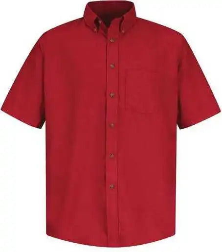 Red Kap Sp80 Poplin Short Sleeve Dress Shirt