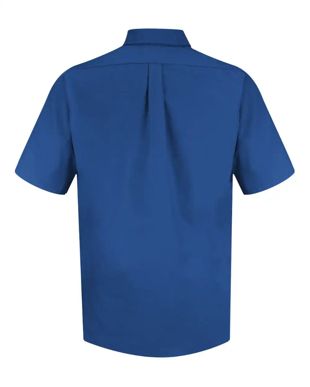 Red Kap Sp80 Poplin Short Sleeve Dress Shirt - Royal Blue - s