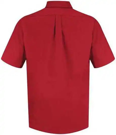 Red Kap Sp80l Poplin Short Sleeve Dress Shirt - Long Sizes