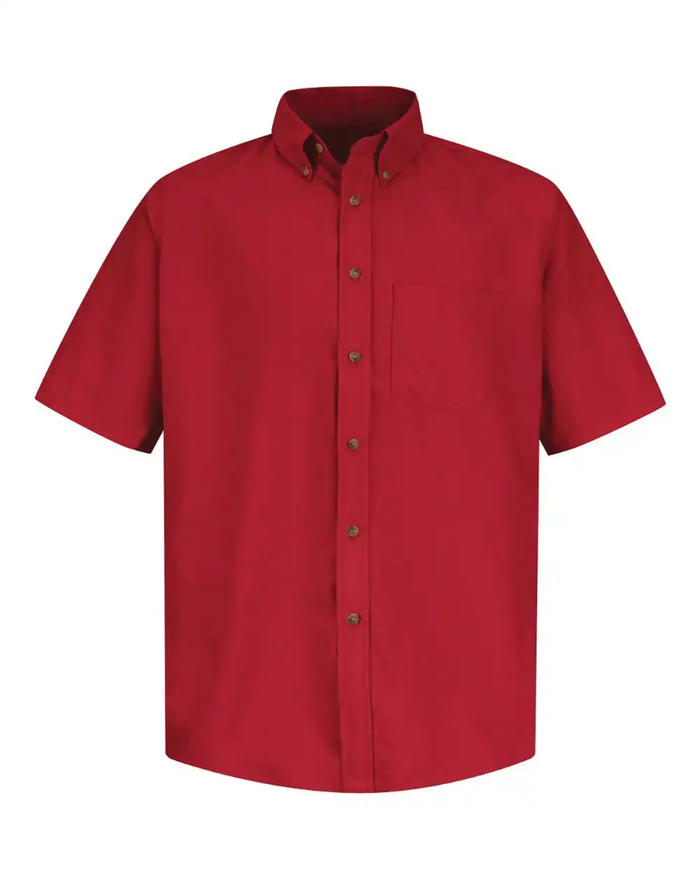 Red Kap Sp80t Poplin Short Sleeve Dress Shirt - Tall Sizes - Lt